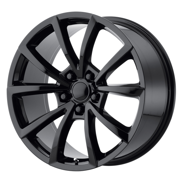 OE CREATIONS PR184 Gloss Black Wheels for 2006-2009 JEEP GRAND CHEROKEE - 20" x 10" 50 mm 20" - (2009 2008 2007 2006)