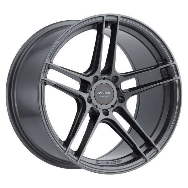 Ruff RS1 GLOSS GUNMETAL Wheels for 2004-2008 ACURA TL BASE 3.2L [] - 18X8.5 30 mm - 18"  - (2008 2007 2006 2005 2004)