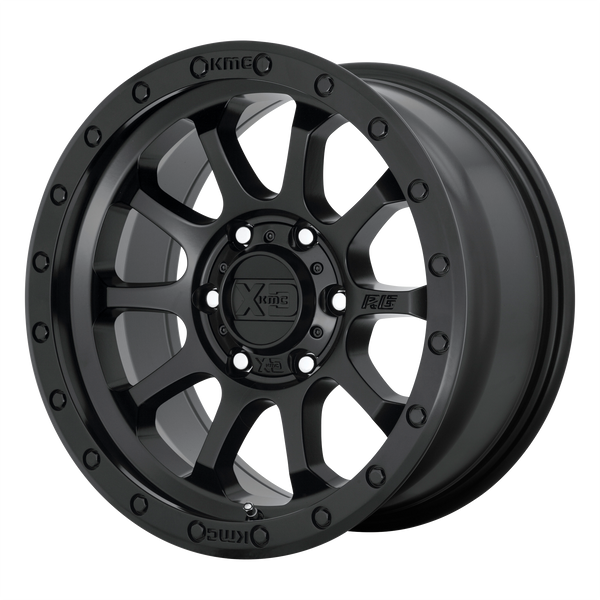 XD XD143 RG3 SATIN BLACK Wheels for 2019-2022 FORD RANGER [] - 17X9 18 MM - 17"  - (2022 2021 2020 2019)