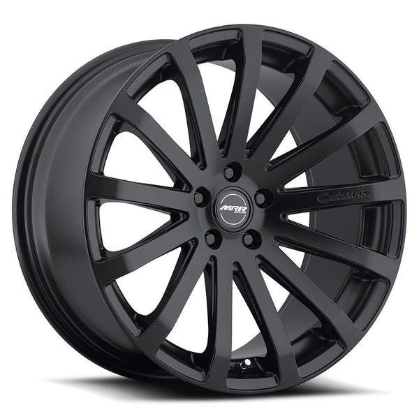MRR HR9 Matte Black Wheels for 2009-2019 AUDI A4 - 19x8.5 35 mm - 19" - (2019 2018 2017 2016 2015 2014 2013 2012 2011 2010 2009)