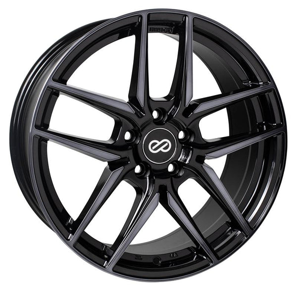 Enkei Icon Peral Black Wheels for 1991-1996 DODGE STEALTH - 18x8 40 mm - 18" - (1996 1995 1994 1993 1992 1991)