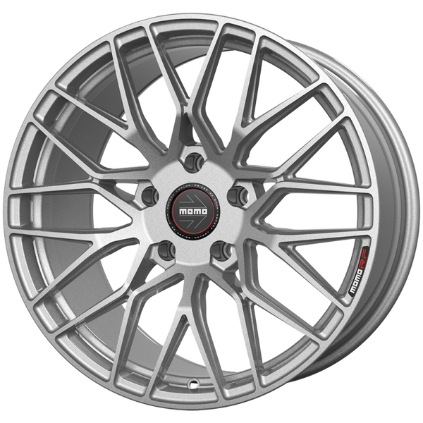 Momo CATANIA M106 Gloss Silver Wheels for 2017-2020 TESLA MODEL 3 [INC PERFORMANCE] - 19x8.5 35 - 19" - (2020 2019 2018 2017)