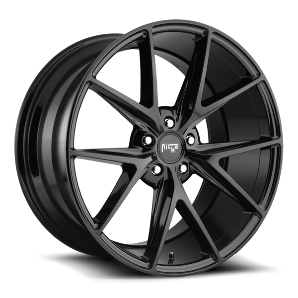 Niche M119 Gloss Black Wheels for 2011-2014 FORD MUSTANG GT [W/ BREMBO BRAKES] - 20x9 35 mm - 20" - (2014 2013 2012 2011)