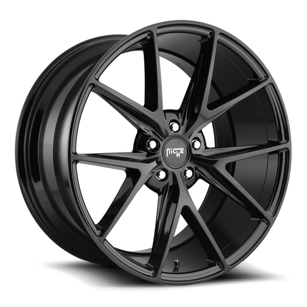 Niche M119 Gloss Black Wheels for 1999-2004 LAND ROVER DISCOVER - 20x9 35 mm - 20" - (2004 2003 2002 2001 2000 1999)