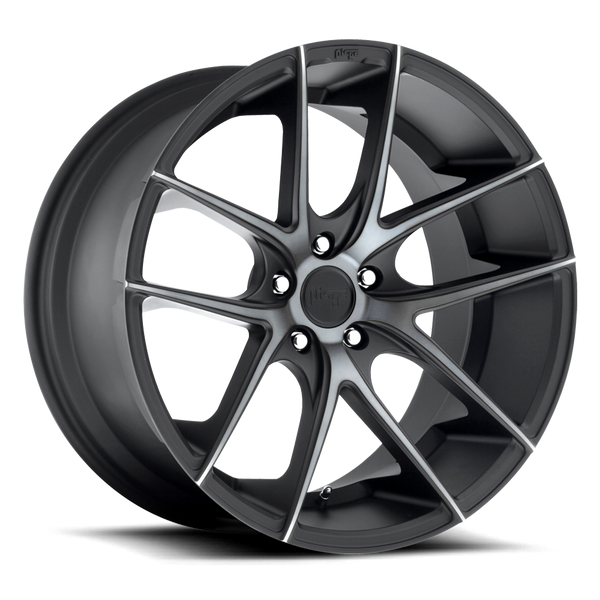 Niche M130 Black Machined Wheels for 2001-2003 ACURA CL - 18x8 40 mm - 18" - (2003 2002 2001)