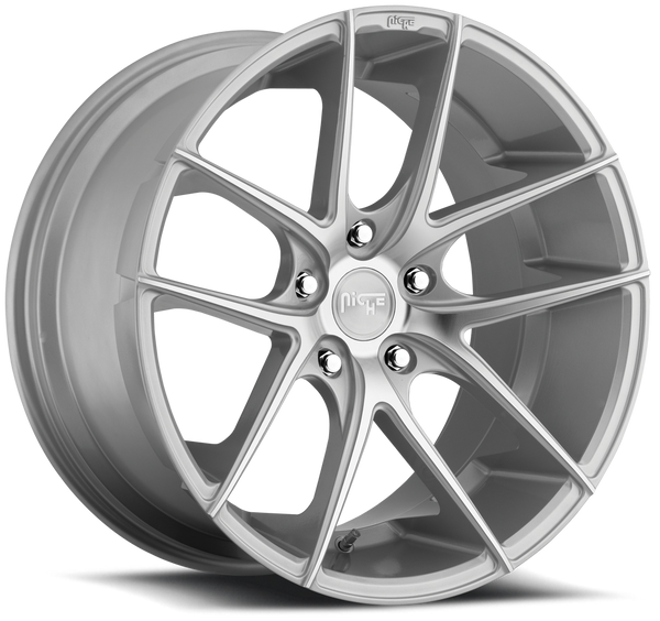 Niche M131 Silver Machined Wheels for 2014-2019 ACURA MDX - 18x8 40 mm - 18" - (2019 2018 2017 2016 2015 2014)