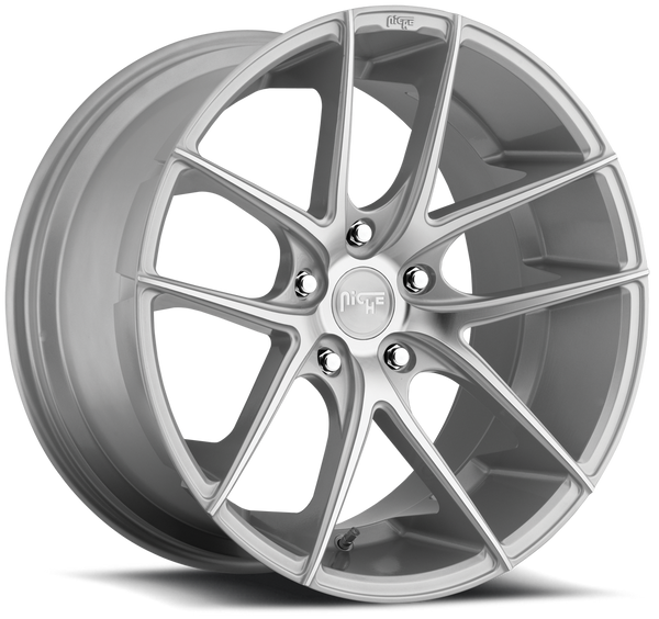 Niche M131 Silver Machined Wheels for 2006-2012 MERCEDES-BENZ R320, R350, R500 - 19x8.5 42 mm - 19" - (2012 2011 2010 2009 2008 2007 2006)