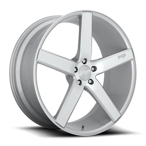 Niche M135 Silver w/ Machined Face Wheels for 1991-2002 FORD CROWN VICTORIA - 20x8.5 25 mm - 20" - (2002 2001 2000 1999 1998 1997 1996 1995 1994 1993 1992 1991)