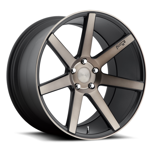 Niche M150 Black / Machined with Dark Tint Wheels for 2017-2018 BMW 520i 530i, 540i - 19x8.5 34 mm - 19" - (2018 2017)