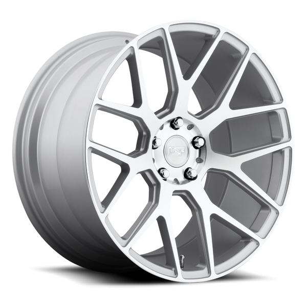 Niche M160 Silver Machined Wheels for 2006-2014 LEXUS IS350 [RWD Only] - 20x9 35 mm - 20"- (2014 2013 2012 2011 2010 2009 2008 2007 2006)