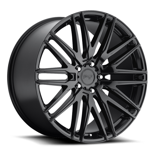 Niche M164 Gloss Black Wheels for 2006-2014 FORD MUSTANG SHELBY GT500 - 22x9 38 mm - 22" - (2014 2013 2012 2011 2010 2009 2008 2007 2006)