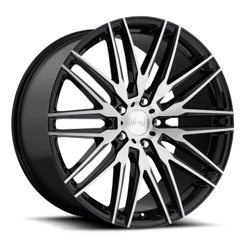 Niche M165 Gloss Black with Brushed Finish Wheels for 2016-2018 TESLA MODEL X - 22x9 38 mm - 22" - (2018 2017 2016)