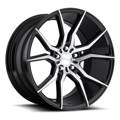 Niche M166 Gloss Black with Brushed Finish Wheels for 1999-2004 LAND ROVER DISCOVER - 20x9 35 mm - 20" - (2004 2003 2002 2001 2000 1999)