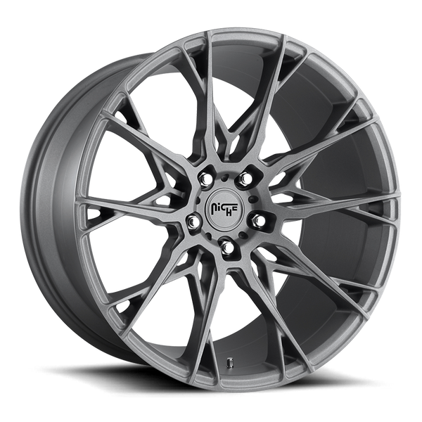 Niche M182 Matte Gunmetal Wheels for 2003-2005 INFINITI M45 - 18x8.5 35 mm - 18" - (2005 2004 2003)