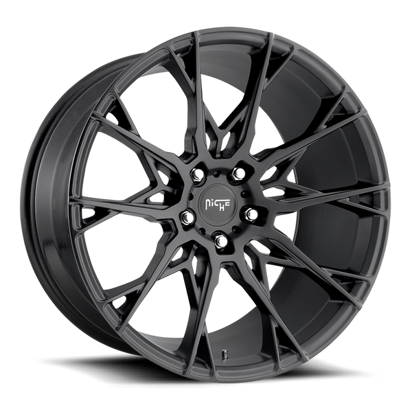 Niche M183 Satin Black Wheels for 2010-2014 MERCEDES-BENZ E63 AMG - 18x8.5 35 mm - 18" - (2014 2013 2012 2011 2010)