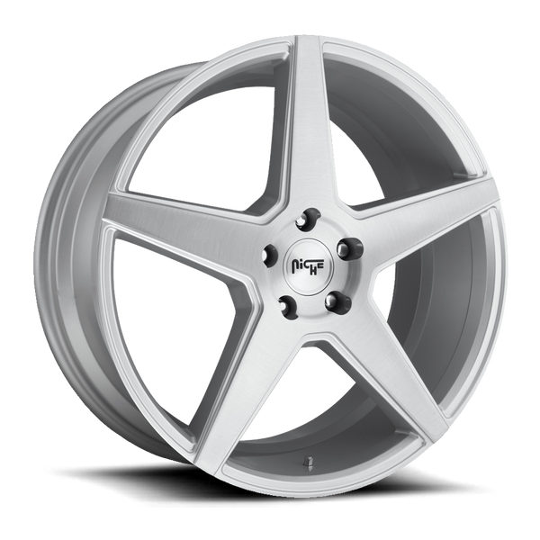 Niche M184 Gloss Brushed Silver Wheels for 2012-2015 HONDA PILOT - 20x9 35 mm - 20"- (2015 2014 2013 2012)