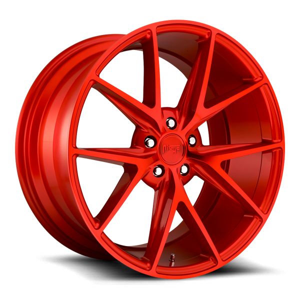 Niche M186 Candy Red Wheels for 1999-2004 CHRYSLER 300M - 18x8 40 mm - 18" - (2004 2003 2002 2001 2000 1999)