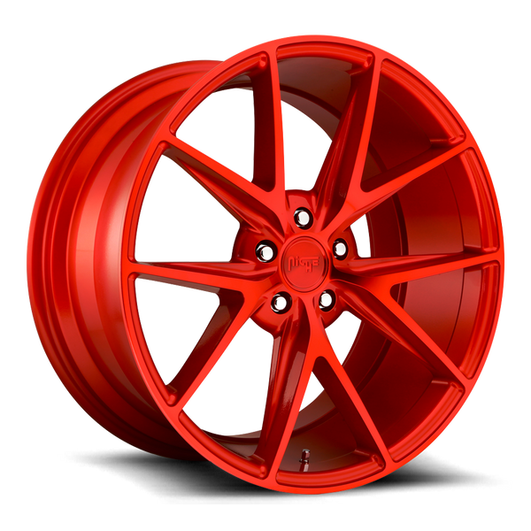 Niche M186 Candy Red Wheels for 1992-2001 LEXUS ES300 - 18x8 40 mm - 18" - (2001 2000 1999 1998 1997 1996 1995 1994 1993 1992)