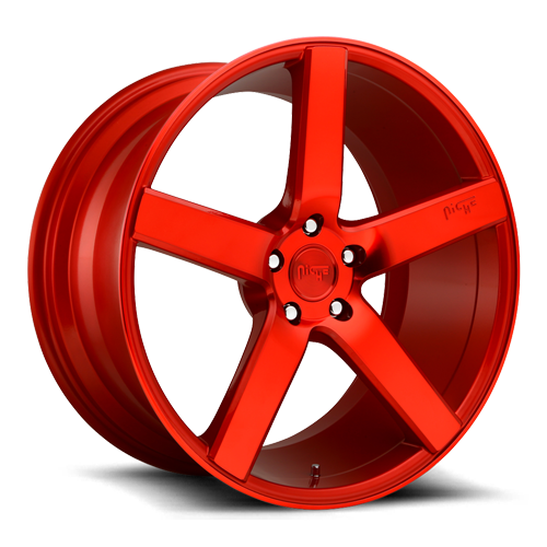 Niche M187 Gloss Red Wheels for 2002-2018 TOYOTA CAMRY - 20x8.5 35 mm - 20" - (2018 2017 2016 2015 2014 2013 2012 2011 2010 2009 2008 2007 2006 2005 2004 2003 2002)