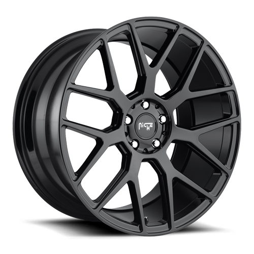 Niche M189 Gloss Black Wheels for 2006-2014 FORD MUSTANG SHELBY GT500 - 20x9 35 mm - 20" - (2014 2013 2012 2011 2010 2009 2008 2007 2006)
