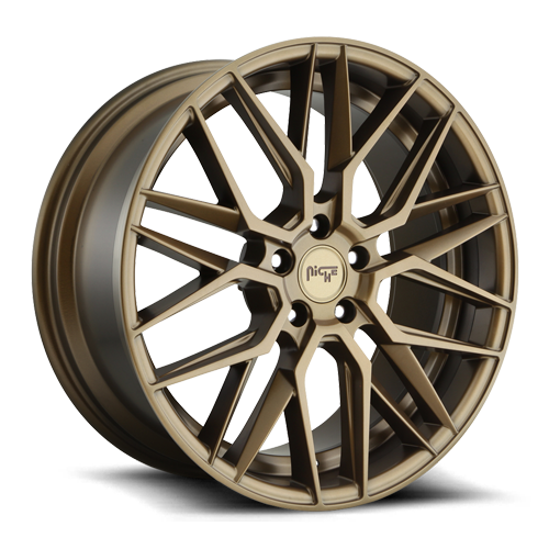 Niche M191 Matte Bronze Wheels for 2015-2018 FORD MUSTANG - 18x8 40 mm - 18"- (2018 2017 2016 2015)