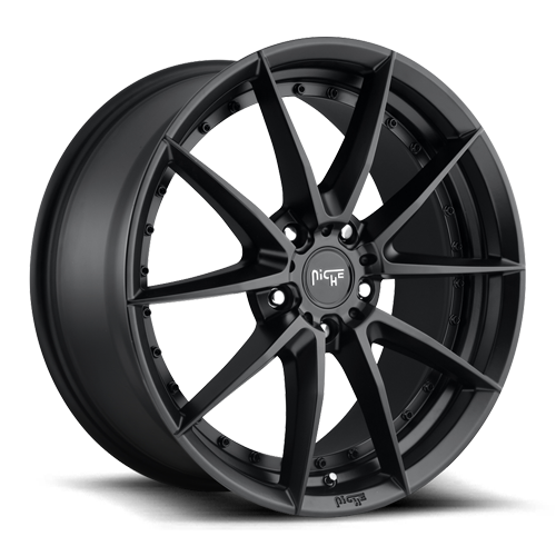 Niche M196 Matte Black Wheels for 2011-2016 SCION TC - 19x8.5 35 mm - 19" - (2016 2015 2014 2013 2012 2011)