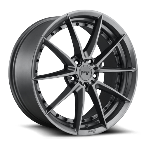 Niche M197 Gloss Anthracite Wheels for 2007-2013 ACURA MDX - 19x8.5 35 mm - 19" - (2013 2012 2011 2010 2009 2008 2007)