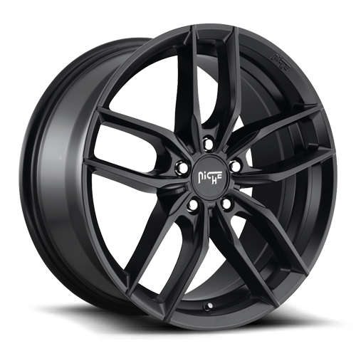 Niche M203 Matte Black Wheels for 2015-2019 ACURA TLX SH-AWD - 19x8.5 45 mm - 19" - (2019 2018 2017 2016 2015)