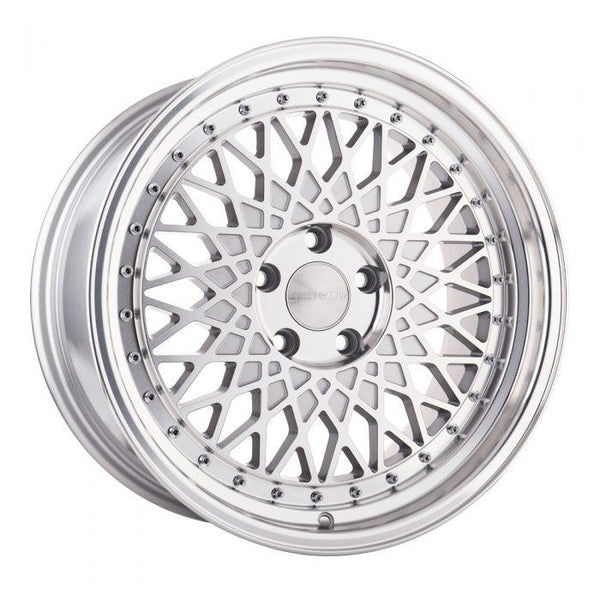 Avant Garde M220 Silver Machined Wheels for 1997-2001 ACURA INTEGRA TYPE-R - 18x8 35 mm - 18" - (2001 2000 1999 1998 1997)
