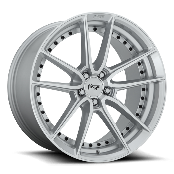 Niche M221 Gloss Silver Machined Wheels for 2018-2018 LAND ROVER VELAR - 20x9 38 mm - 20"- (2018)