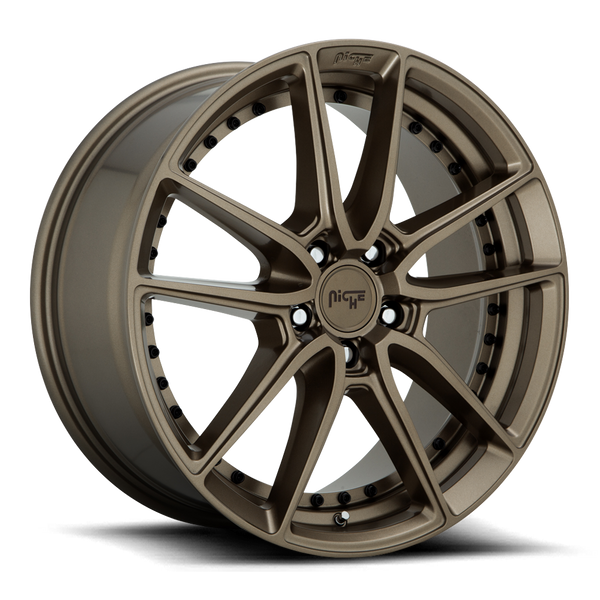 Niche M222 Matte Bronze Wheels for 2016-2018 MINI COOPER [CONVERTIBLE] - 17x8 40 mm - 17"- (2018 2017 2016)