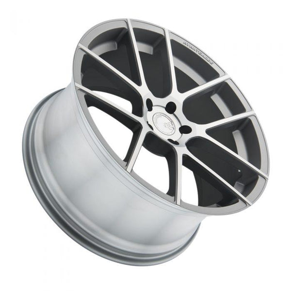 Avant Garde M510 Satin Silver with Machined Face Wheels for 1996-2002 MERCEDES-BENZ CLK320, CLK350, CLK430, CLK500 - 19x8.5 35 mm - 19" - (2002 2001 2000 1999 1998 1997 1996)