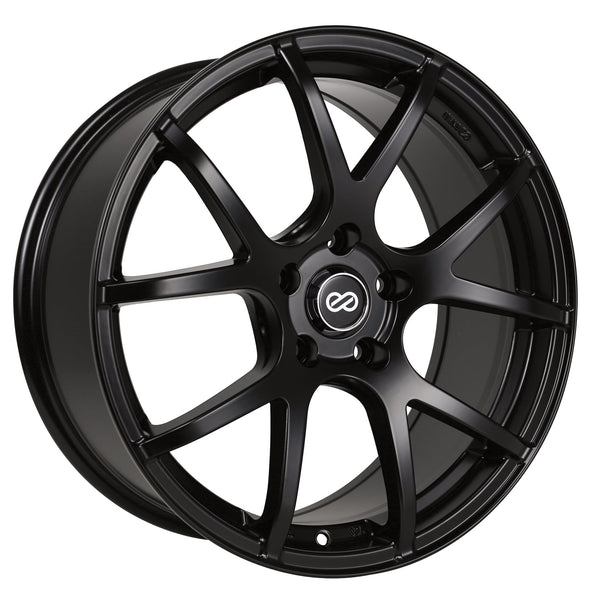 Enkei M52 Matte Black Wheels for 2001-2005 HONDA CIVIC - 17x7.5 42 mm - 17" - (2005 2004 2003 2002 2001)