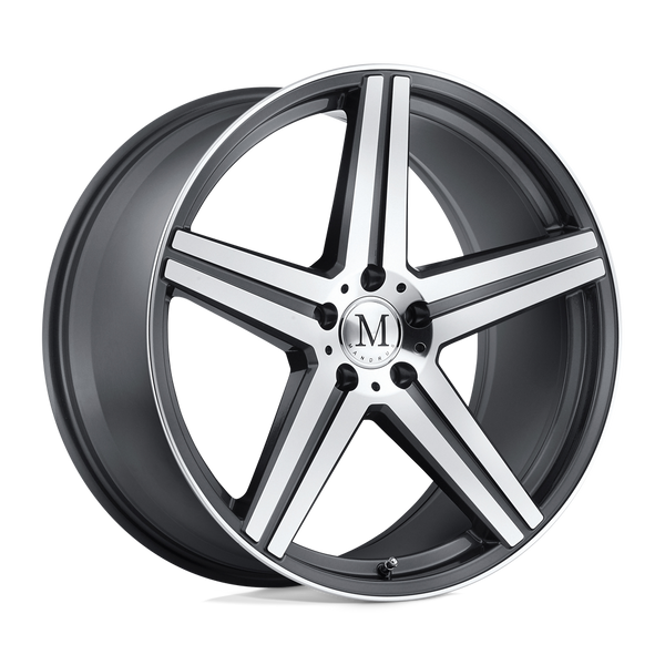 Mandrus ESTRELLA GUNMETAL W/ MIRROR CUT FACE & LIP Wheels for 2015-2022 VOLKSWAGEN GTI [] - 17X8 32 MM - 17"  - (2022 2021 2020 2019 2018 2017 2016 2015)