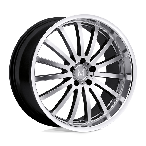 Mandrus MILLENIUM HYPER SILVER W/ MIRROR CUT LIP Wheels for 2013-2018 AUDI A8 Quattro [] - 18X8.5 32 MM - 18"  - (2018 2017 2016 2015 2014 2013)