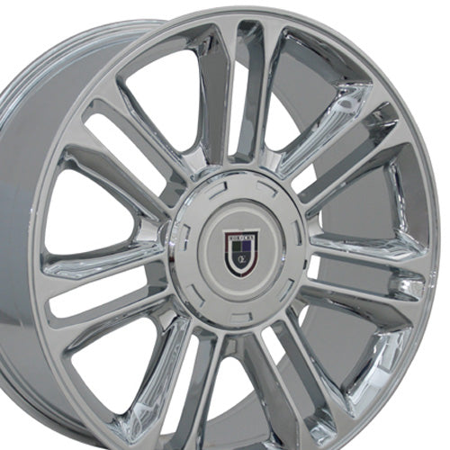 OE Wheels CA83 Chrome Wheels for 1988-2000 Chevrolet C2500  [] - 22x9 31 mm - 22"  - (2000 1999 1998 1997 1996 1995 1994 1993 1992 1991 1990 1989 1988)