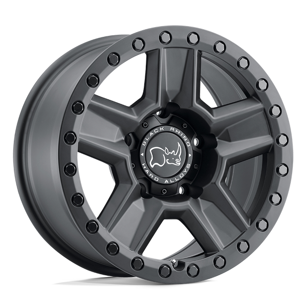 Black Rhino RAVINE MATTE BLACK Wheels for 2021-2022 FORD BRONCO [] - 18X9 -18 MM - 18"  - (2022 2021)