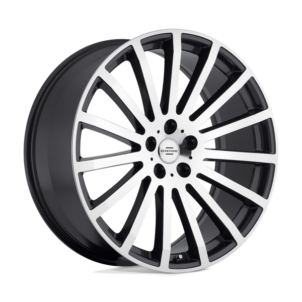 RedBourne DOMINUS GUNMETAL W/ MIRROR CUT FACE Wheels for 2019-2022 HONDA PASSPORT [] - 22X9.5 32 mm - 22"  - (2022 2021 2020 2019)