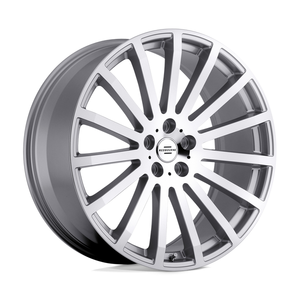 RedBourne DOMINUS SILVER W/ MIRROR CUT FACE Wheels for 2014-2022 LAND ROVER RANGE ROVER SUPERCHARGED [] - 20X9.5 32 MM - 20"  - (2022 2021 2020 2019 2018 2017 2016 2015 2014)