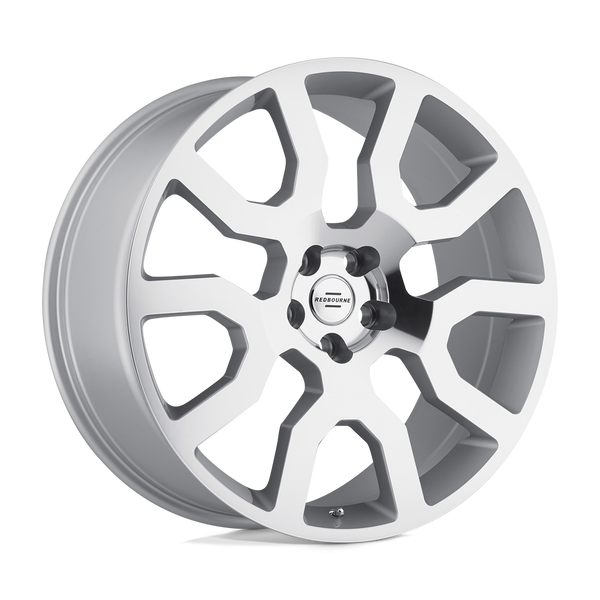 RedBourne HERCULES SILVER W/ MIRROR CUT FACE Wheels for 2014-2022 LAND ROVER RANGE ROVER BASE [] - 22X10 37 MM - 22"  - (2022 2021 2020 2019 2018 2017 2016 2015 2014)