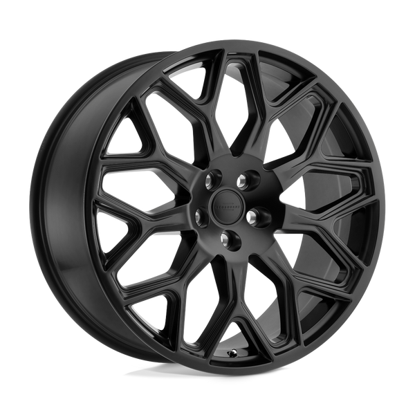 RedBourne KING MATTE BLACK Wheels for 2014-2022 LAND ROVER RANGE ROVER BASE [] - 20X9.5 32 MM - 20"  - (2022 2021 2020 2019 2018 2017 2016 2015 2014)