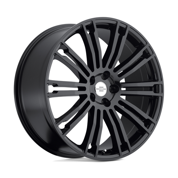 RedBourne MANOR GLOSS BLACK Wheels for 2014-2022 LAND ROVER RANGE ROVER BASE [] - 20X9.5 32 MM - 20"  - (2022 2021 2020 2019 2018 2017 2016 2015 2014)