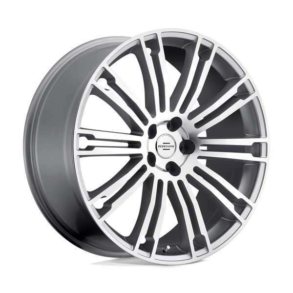 RedBourne MANOR SILVER W/ MIRROR CUT FACE Wheels for 2014-2022 LAND ROVER RANGE ROVER BASE [] - 20X9.5 32 MM - 20"  - (2022 2021 2020 2019 2018 2017 2016 2015 2014)