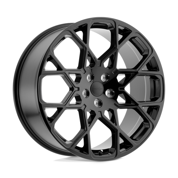 RedBourne MERIDIAN GLOSS BLACK Wheels for 2014-2022 LAND ROVER RANGE ROVER BASE [] - 22X10 37 MM - 22"  - (2022 2021 2020 2019 2018 2017 2016 2015 2014)