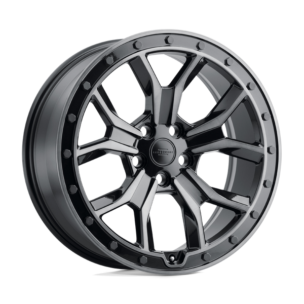 RedBourne MORLAND GLOSS METALLIC W/ BLACK BRUSHED TINT FACE Wheels for 2017-2023 HONDA RIDGELINE [] - 20X8.5 25 mm - 20"  - (2023 2022 2021 2020 2019 2018 2017)