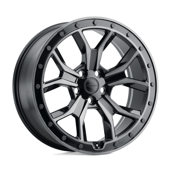 RedBourne MORLAND GLOSS METALLIC W/ BLACK BRUSHED TINT FACE Wheels for 2017-2020 ACURA MDX [] - 18X8.5 25 mm - 18"  - (2020 2019 2018 2017)