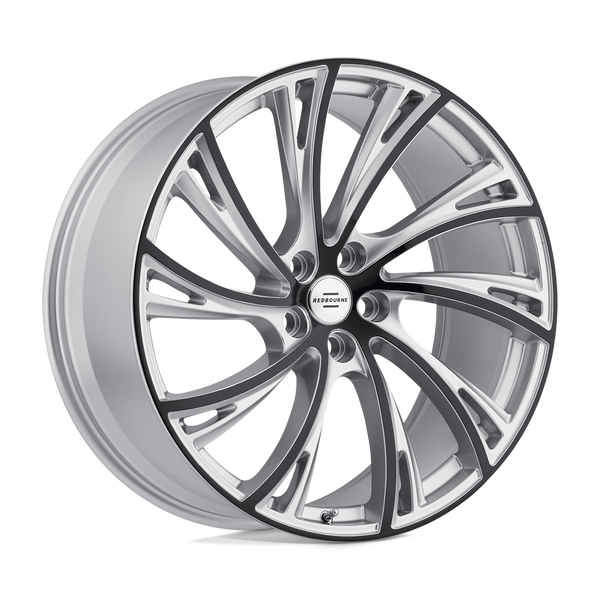 RedBourne NOBLE GLOSS TITANIUM W/ GLOSS BLACK FACE Wheels for 2014-2022 LAND ROVER RANGE ROVER BASE [] - 20X9.5 32 MM - 20"  - (2022 2021 2020 2019 2018 2017 2016 2015 2014)