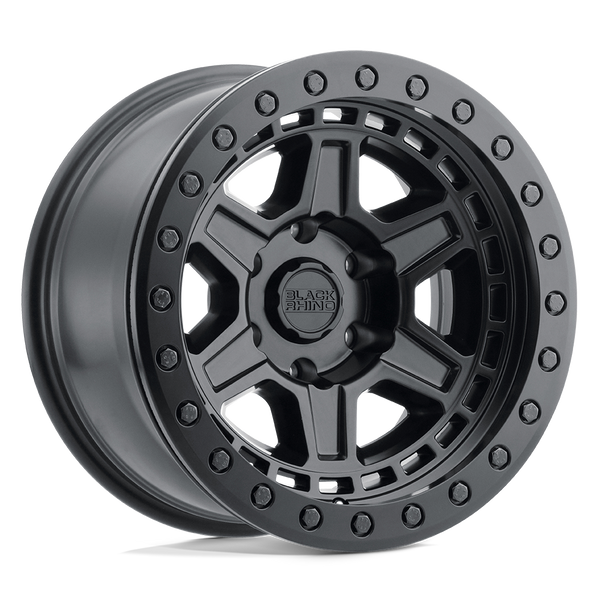 Black Rhino RENO MATTE BLACK W/ BRASS BOLTS Wheels for 2022-2024 FORD EXPEDITION [] - 17X9 0 MM - 17"  - (2024 2023 2022)