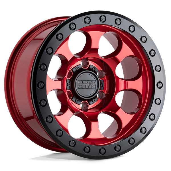 Black Rhino RIOT CANDY RED W/ BLACK RING & BOLTS Wheels for 2022-2024 FORD EXPEDITION [] - 17X8.5 0 MM - 17"  - (2024 2023 2022)