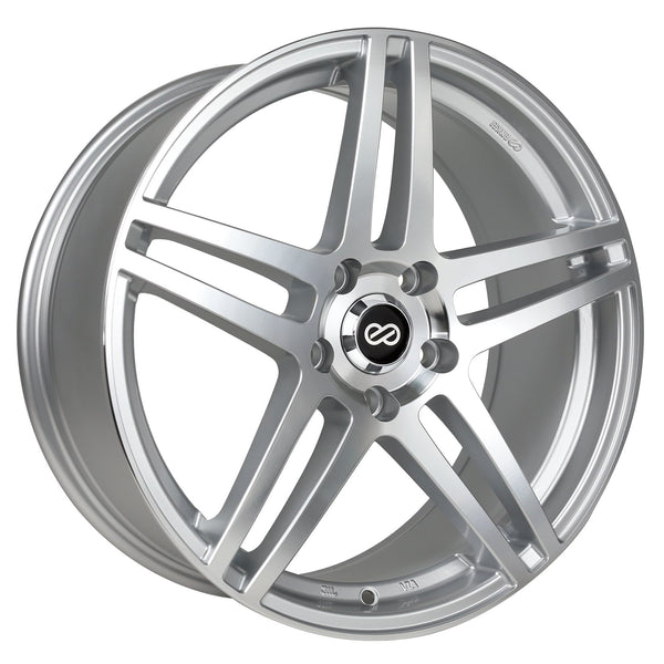 Enkei RSF5 Silver Machined Wheels for 1991-1995 ACURA LEGEND - 16x7 45 mm - 16" - (1995 1994 1993 1992 1991)